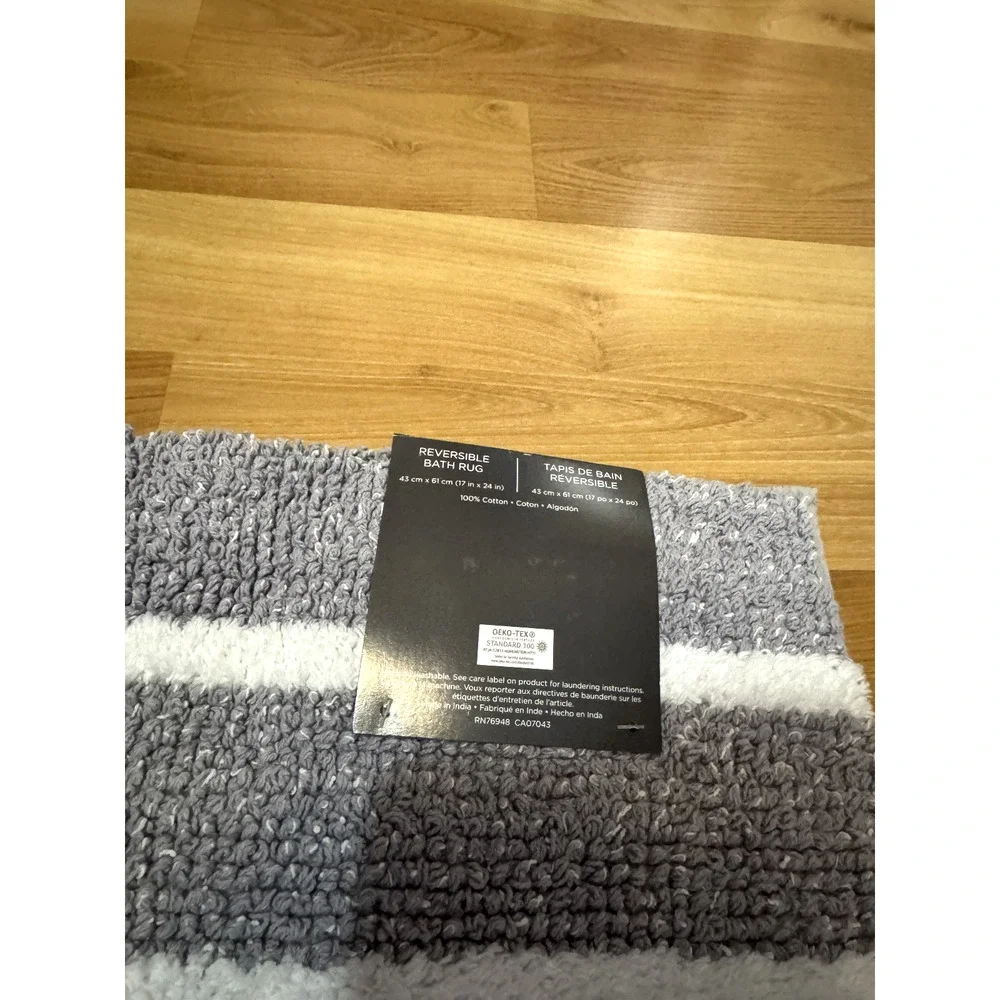 Vera Wang Luxury Plush Reversible Bath Bathroom Rug 17